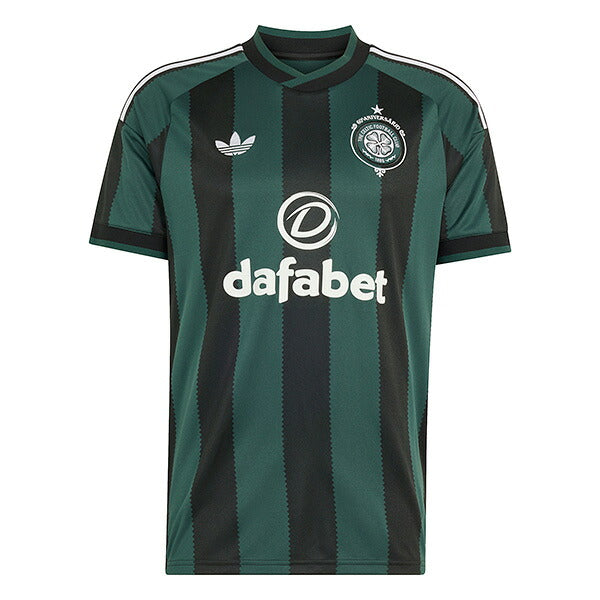 セルティックCEL2026-27レプリカアウェイユニフォーム半袖RB092-HZ9647サッカーブラックグリーンアディダスadidas