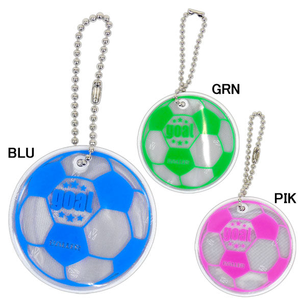 【ショップ限定エントリーでさらに+9倍】【ネコポス対応可】BALLERボーラーリフレクターキーチェーンサッカーボールデザイン高機能反射素材