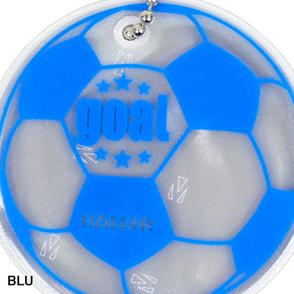 【ショップ限定エントリーでさらに+9倍】【ネコポス対応可】BALLERボーラーリフレクターキーチェーンサッカーボールデザイン高機能反射素材