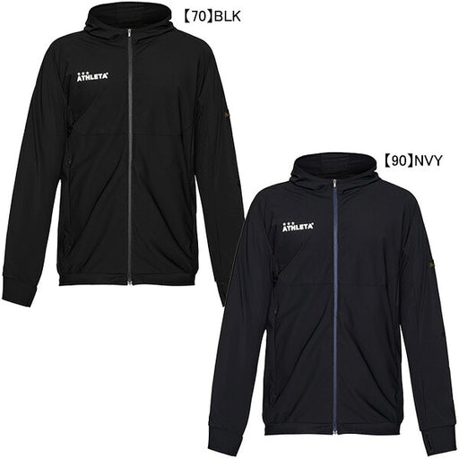 アスレタATHLETAクールストレッチシェルJK26sREI-1201サッカーフットサルトレーニングジャケットフード伸縮性メンズ