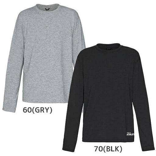 アスレタATHLETAスポーツウェア長袖インナーWoolBaseLayerLongT-shirtウールベースレイヤーロンＴメンズ大人フットサルトレーニング冬季REI1133