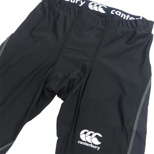【ショップ限定エントリーでさらに+9倍】【ネコポス送料無料】カンタベリーcanterburyベースレイヤーレギンスRG15514ラグビーインナータイツブラックメンズ