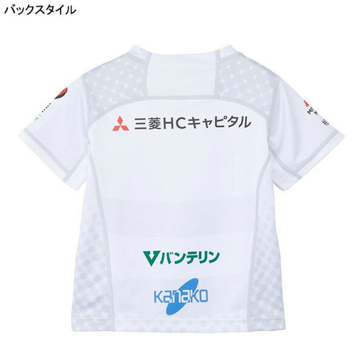 三菱重工相模原ダイナボアーズジュニア2NDレプリカジャージーRLJ32606Lラグビーアッシュグレー半袖子供用カンタベリーcanterbury