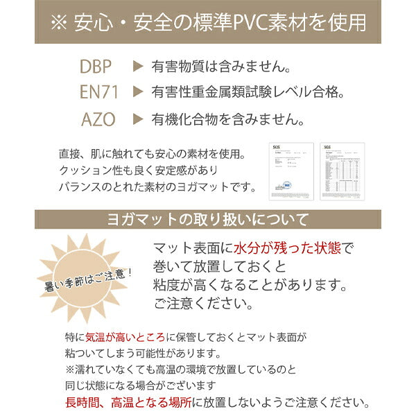 リアルストーンRealStone6mmヨガマットストレッチトレーニングRS-G004