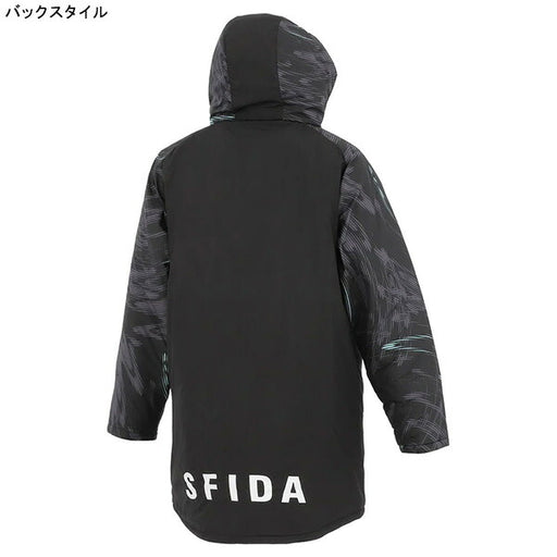 スフィーダSFIDA中綿裏起毛TeampressThermotectパデッドハーフコートSA-24500サッカーフットサル防寒移動観戦メンズ