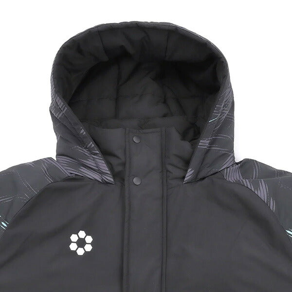 スフィーダSFIDA中綿裏起毛TeampressThermotectパデッドハーフコートSA-24500サッカーフットサル防寒移動観戦メンズ