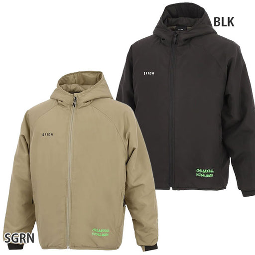 スフィーダSFIDAライトバテッドジャケットSA24511サッカーフットサル中綿防風撥水フード付き