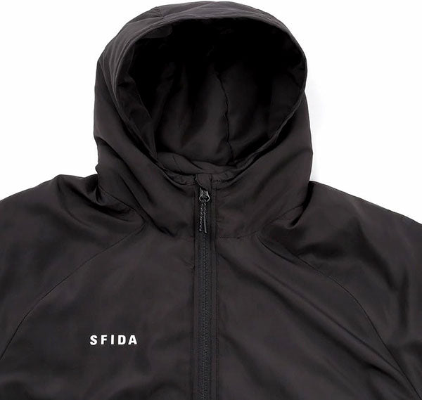 スフィーダSFIDAライトバテッドジャケットSA24511サッカーフットサル中綿防風撥水フード付き