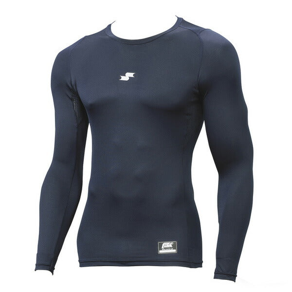 【ネコポス送料無料】エスエスケイSSK野球アンダーシャツ長袖SCBローネックフィットアンダーシャツSCB024LL