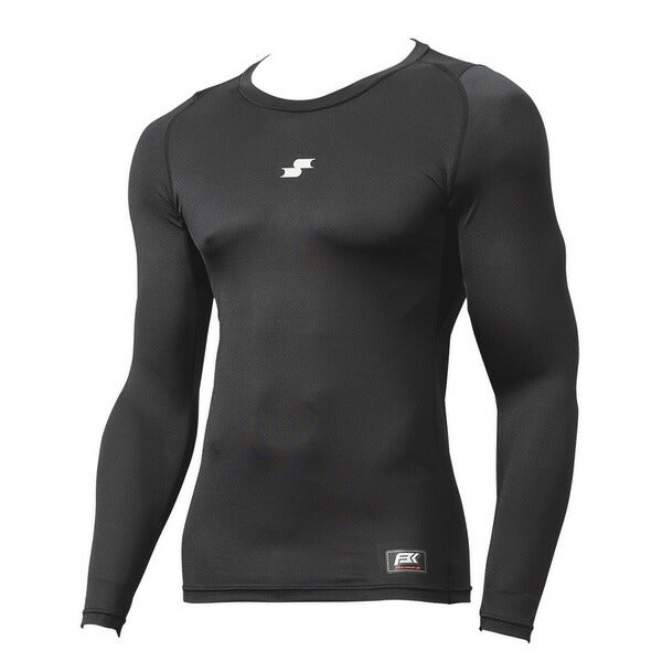 【ネコポス送料無料】エスエスケイSSK野球ジュニアアンダーシャツ長袖SCBローネックフィットアンダーシャツSCB024LLJ子供