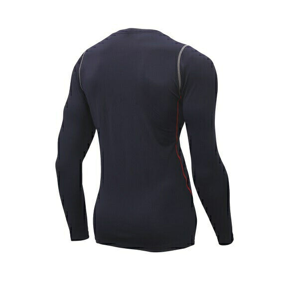 【ショップ限定エントリーでさらに+9倍】野球メンズ裏起毛アンダーシャツインナーシャツ長袖丸首蓄熱やわらかローネックフィット大人一般保温冬用SCBE230LL