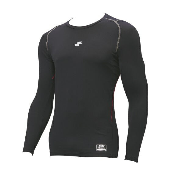 【ショップ限定エントリーでさらに+9倍】野球メンズ裏起毛アンダーシャツインナーシャツ長袖丸首蓄熱やわらかローネックフィット大人一般保温冬用SCBE230LL