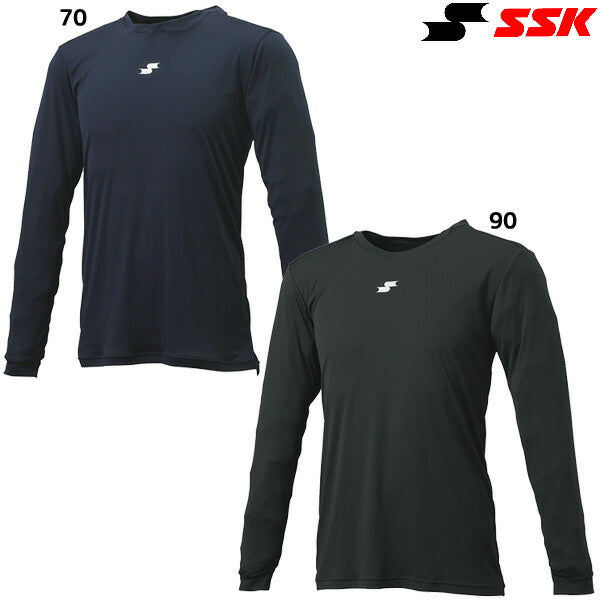 【ショップ限定エントリーでさらに+9倍】【ネコポス送料無料】エスエスケイSSKメンズ野球ローネック長袖アンダーシャツSCF230LLインナー
