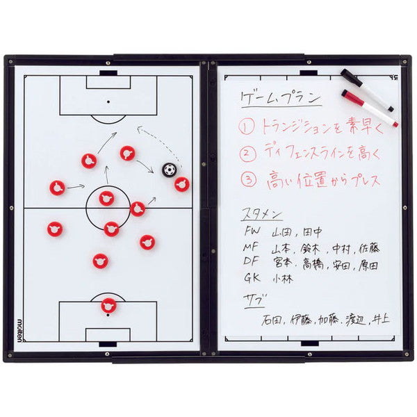 【ショップ限定エントリーでさらに+9倍】【セット販売】モルテンmoltenサッカー大型作戦盤スタンドセットSF0100/SF0108-02サッカー80×60cm収納ケース付属