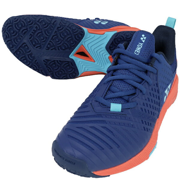 【ショップ限定エントリーでさらに+9倍】ヨネックスYONEXメンズレディーステニスシューズパワークッションソニケージ3ワイドGCSHTS3WGC-566オムニクレーコート4Eワイド