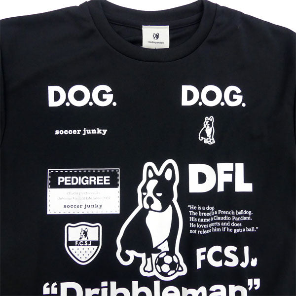 【ネコポス送料無料】サッカージャンキーsoccerjunkyDRIBBLEMANロングドライTEESJ23D12サッカーフットサルプラクティスシャツ長袖メンズ