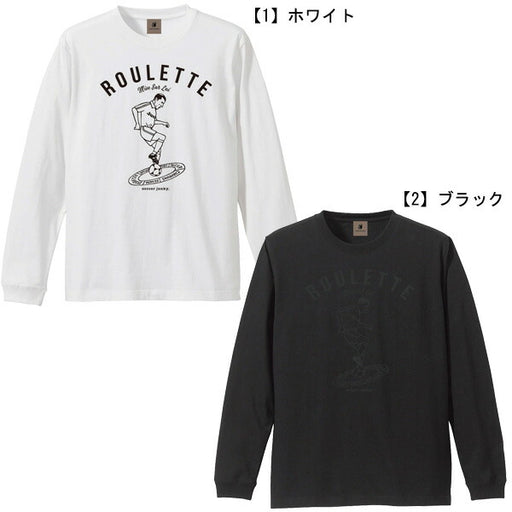 【ショップ限定エントリーでさらに+9倍】【ネコポス送料無料】サッカージャンキーSoccerJunkyRoulette+5ロングTEESJ24D62サッカーカジュアルTシャツ長袖メンズ
