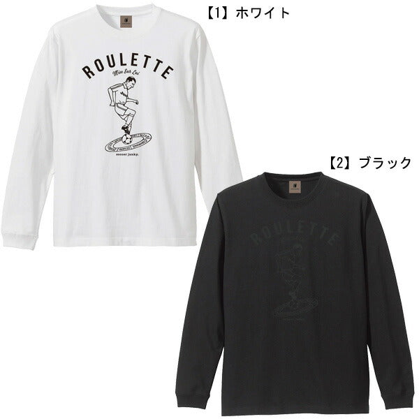 【ショップ限定エントリーでさらに+9倍】【ネコポス送料無料】サッカージャンキーSoccerJunkyRoulette+5ロングTEESJ24D62サッカーカジュアルTシャツ長袖メンズ