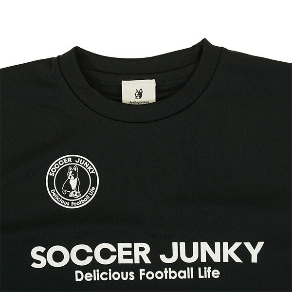 【ネコポス送料無料】サッカージャンキーSoccerJunkyプラTEESTロゴSJ25A30サッカーフットサルプラクティスシャツ半袖練習着メンズ