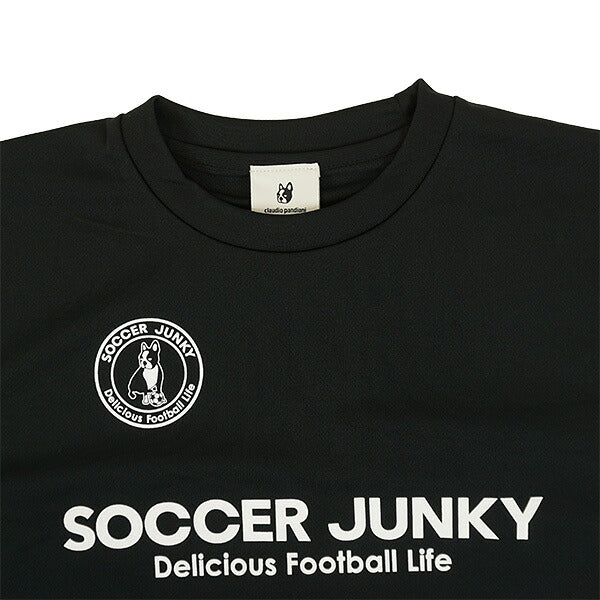 【ネコポス送料無料】サッカージャンキーSoccerJunkyプラTEESTロゴSJ25A30サッカーフットサルプラクティスシャツ半袖練習着メンズ