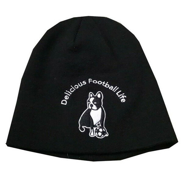 【ネコポス送料無料】サッカージャンキーSoccerJunkyニットキャップアーチロゴSJ25D45サッカーフットサル防寒ブラック