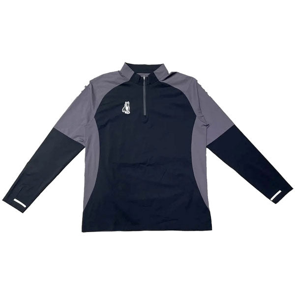 サッカージャンキーsoccerjunkyパンジェルマンハーフZIPストレッチトレーニングトップSJ26A01サッカーフットサルピステトップメンズブラック