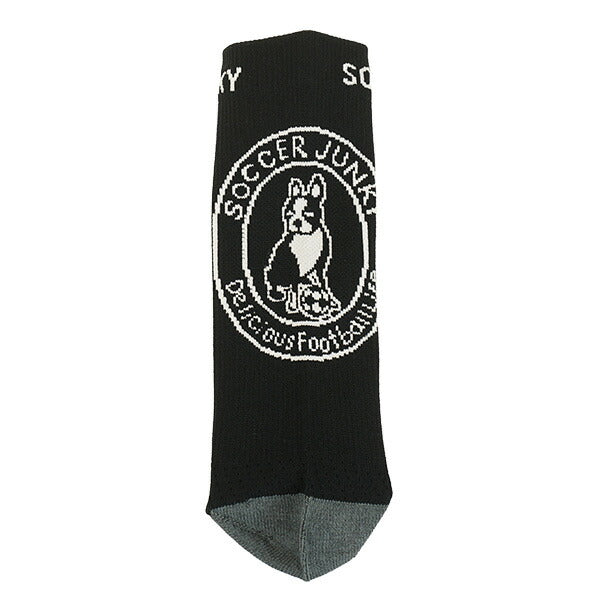 【ネコポス対応可】サッカージャンキーSoccerJunkyミドルソックスパンジェルマンSJ26A38サッカーフットサル靴下ブラック25-27cm