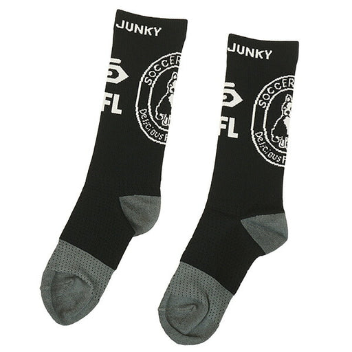【ネコポス対応可】サッカージャンキーSoccerJunkyミドルソックスパンジェルマンSJ26A38サッカーフットサル靴下ブラック25-27cm