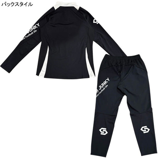 【上下セット】サッカージャンキーSoccerJunkytrapsletterストレッチスムースプロトレHalf-Zipロングパンツ上下SJ26D22-SJ26D23サッカーフットサル