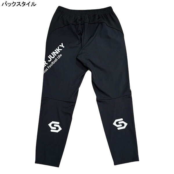 サッカージャンキーSoccerJunkythighletterストレッチスムースプロトレロングパンツSJ26D23サッカーフットサルトレーニングパンツブラックメンズ