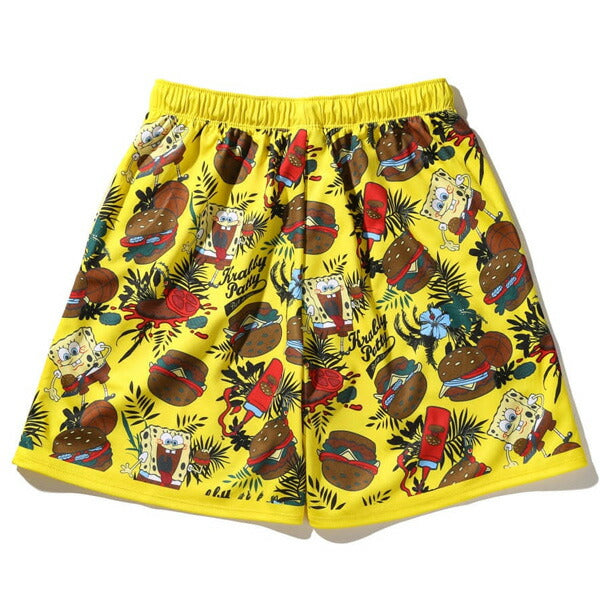 【ショップ限定エントリーでさらに+9倍】スポルディングSPALDINGジュニアバスケットボールゲームパンツスポンジボブ総柄ショーツSJP25068S