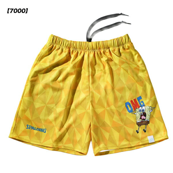 【ショップ限定エントリーでさらに+9倍】スポルディングSPALDINGジュニアバスケットボールTプラクティスパンツスポンジ・ボブフレーズSJP25179S