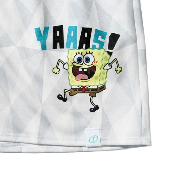 【ショップ限定エントリーでさらに+9倍】スポルディングSPALDINGジュニアバスケットボールTプラクティスパンツスポンジ・ボブフレーズSJP25179S