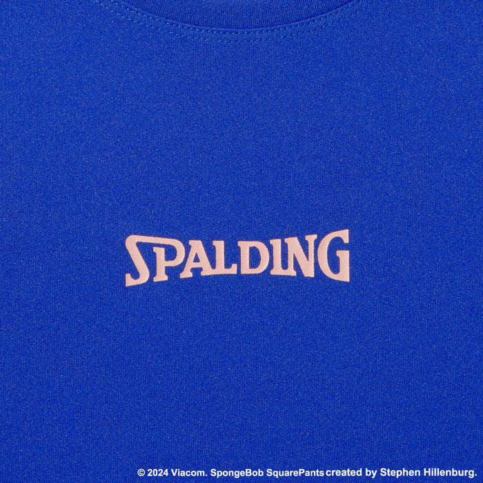 【ショップ限定エントリーでさらに+9倍】SPALDINGスポルディングジュニアロングTシャツ長袖ロングスリーブTシャツスポンジボブビッグフェイスSJT24169S