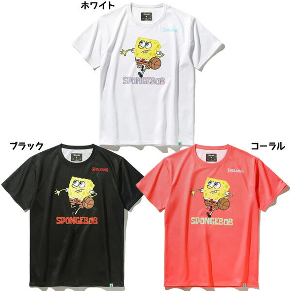 【ショップ限定エントリーでさらに+9倍】【ネコポス送料無料】スポルディングSPALDINGジュニアバスケットボールゲームシャツスポンジボブ昇華SJT25062S