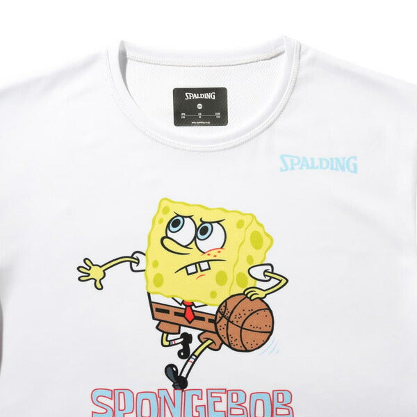 【ショップ限定エントリーでさらに+9倍】【ネコポス送料無料】スポルディングSPALDINGジュニアバスケットボールゲームシャツスポンジボブ昇華SJT25062S