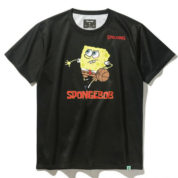 【ショップ限定エントリーでさらに+9倍】【ネコポス送料無料】スポルディングSPALDINGジュニアバスケットボールゲームシャツスポンジボブ昇華SJT25062S