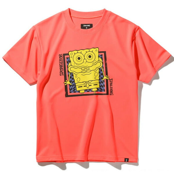 【ショップ限定エントリーでさらに+9倍】【ネコポス送料無料】スポルディングSPALDINGジュニアバスケットボールゲームシャツスポンジボブ全胸スクエアSJT25063S