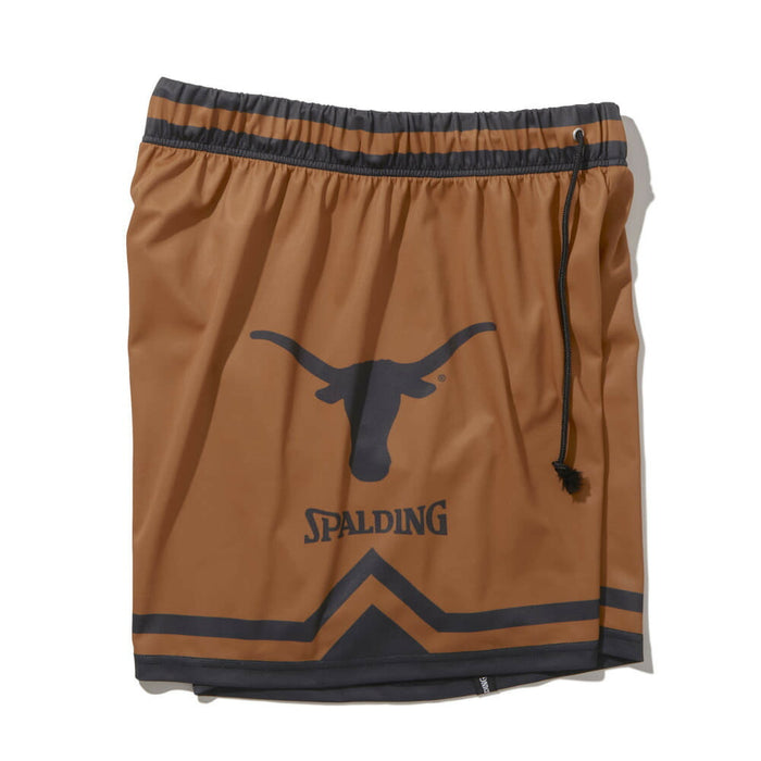 【ショップ限定エントリーでさらに+9倍】SPALDINGスポルディングジャージーショーツテキサスロングホーンズラインメンズバスケSMP24137TX