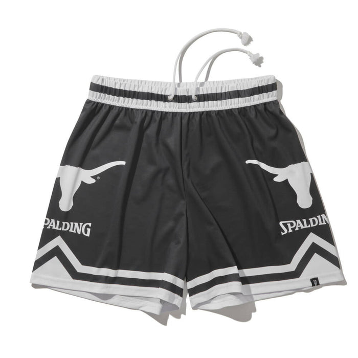 【ショップ限定エントリーでさらに+9倍】SPALDINGスポルディングジャージーショーツテキサスロングホーンズラインメンズバスケSMP24137TX