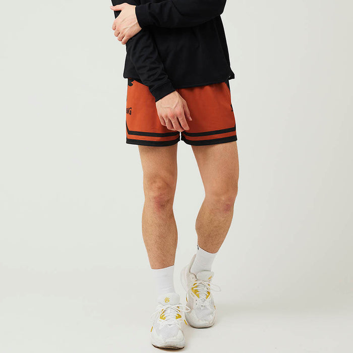 【ショップ限定エントリーでさらに+9倍】SPALDINGスポルディングジャージーショーツテキサスロングホーンズラインメンズバスケSMP24137TX