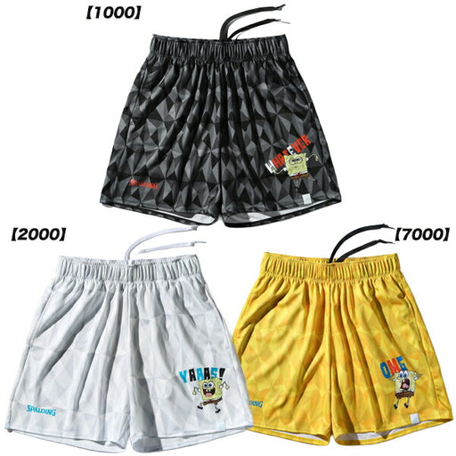 【ショップ限定エントリーでさらに+9倍】スポルディングSPALDINGバスケットボールプラクティスパンツスポンジ・ボブフレーズ