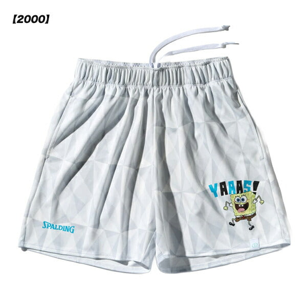 【ショップ限定エントリーでさらに+9倍】スポルディングSPALDINGバスケットボールプラクティスパンツスポンジ・ボブフレーズ