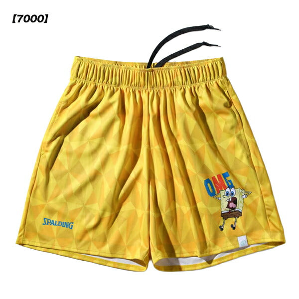 【ショップ限定エントリーでさらに+9倍】スポルディングSPALDINGバスケットボールプラクティスパンツスポンジ・ボブフレーズ