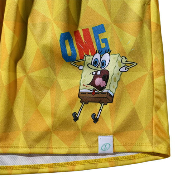 【ショップ限定エントリーでさらに+9倍】スポルディングSPALDINGバスケットボールプラクティスパンツスポンジ・ボブフレーズ