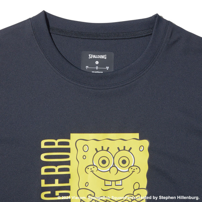 【ショップ限定エントリーでさらに+9倍】SPALDINGスポルディングロングTシャツ長袖ロングスリーブTシャツスポンジボブバスケットボールフリークバスケットボールバスケウェア練習着メンズ男性SMT24142S