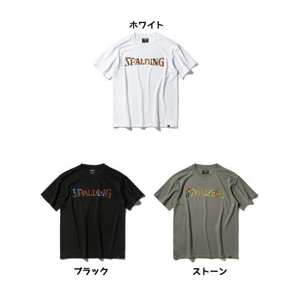 【ショップ限定エントリーでさらに+9倍】【ネコポス送料無料】スポルディングSPALDINGバスケットボールゲームシャツアフリカンバティクロゴTSMT25002