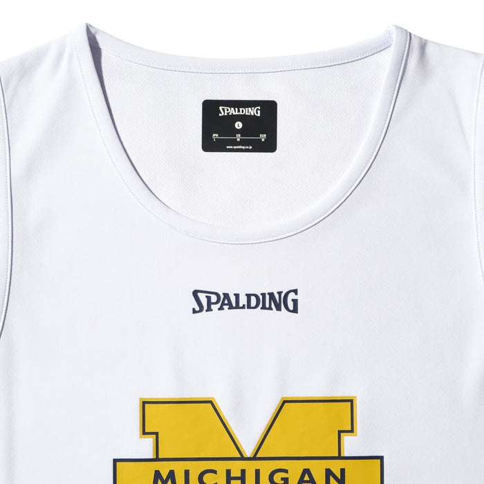 【ショップ限定エントリーでさらに+9倍】SPALDINGスポルディングバスケットボールゲームシャツタンクトップミシガンSMT25022