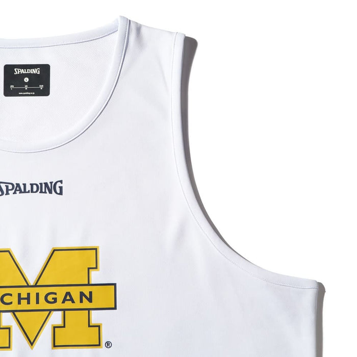 SPALDINGスポルディングバスケットボールゲームシャツタンクトップミシガンSMT25022