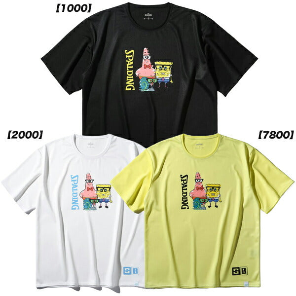 スポルディングSPALDINGバスケットボールTシャツスポンジ・ボブドレスアップSMT25146S